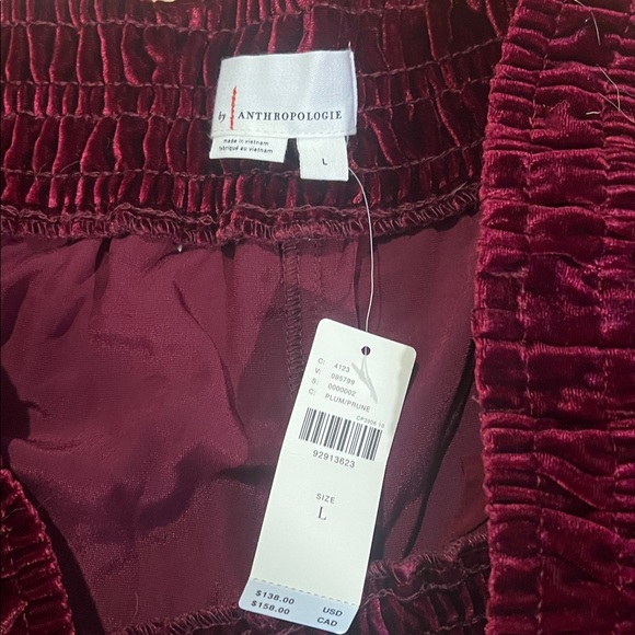 Anthropologie Velvet Pants - Picture 2 of 4